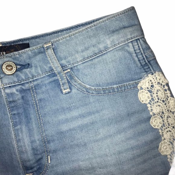 Hollister Lace High Rise Short-Short 3 26 - Picture 4 of 8